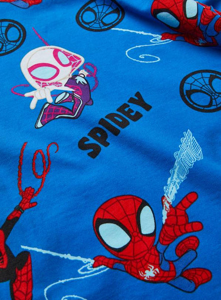 Marvel Spider-Man Blue Spidey Older Boys T-Shirt