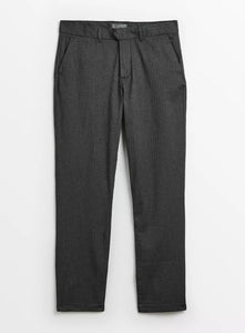 Tu Premium Grey Heringbone Mens Chinos Trousers