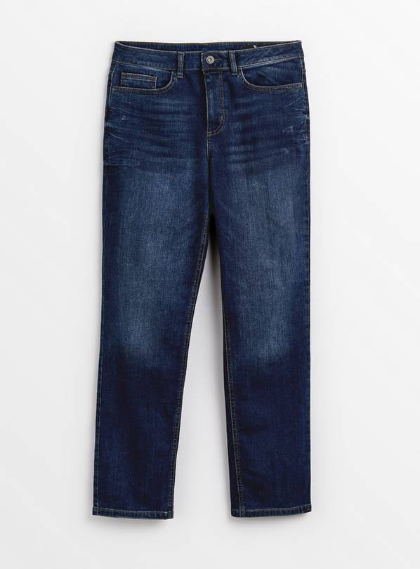 Tu Dark Denim Straight Leg Stretch Mens Jeans