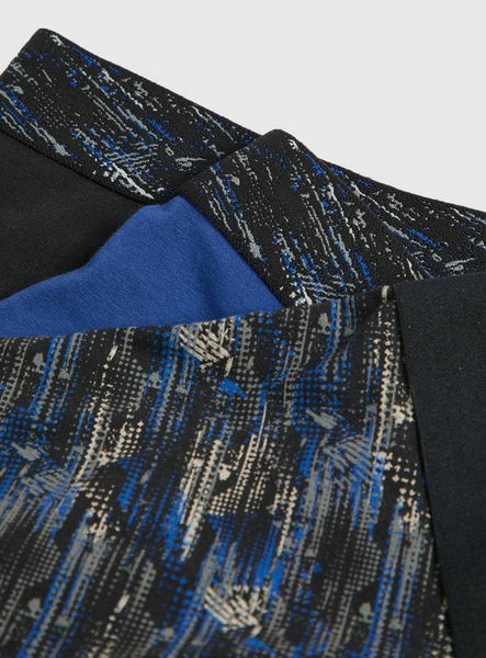 Tu 3 Pack Blue Digital Print Trunks Mens Boxers