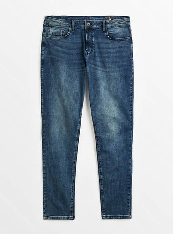 Tu Mid Denim Tapered Fit Mens Jeans
