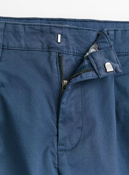 Tu Teal Pleat Front Straight Leg Chino Mens Trousers