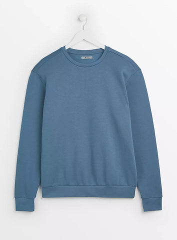Tu Blue Crew Neck Mens Sweatshirt