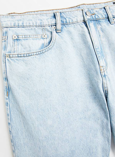 Tu Light Blue Denim Authentic Straight Leg Mens Jeans