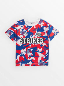 Tu Football Print Striker Tech Younger Boys T-Shirt