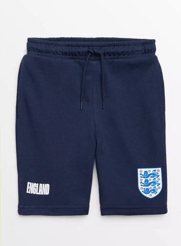 Tu Navy Blue Official FA England Older Boys Shorts