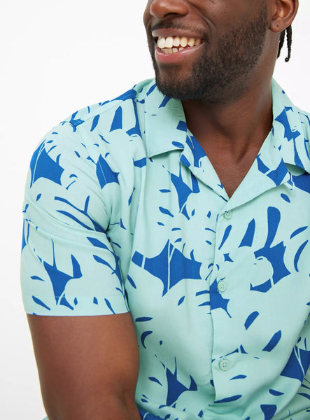 Tu X Scion Blue Arizona Short Sleeve Mens Shirt