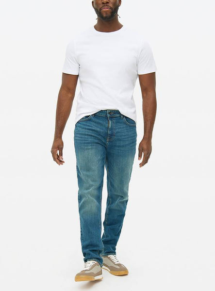 Tu Blue Faded Slim Fit Vintage Mens Jeans