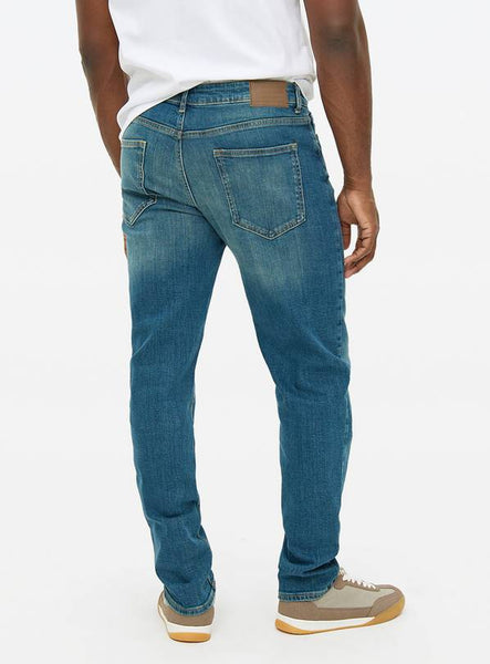 Tu Blue Faded Slim Fit Vintage Mens Jeans