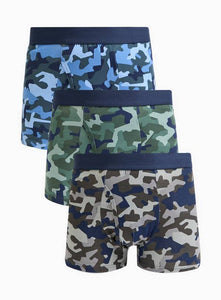 Tu 3 Pack Camo Mens Boxers