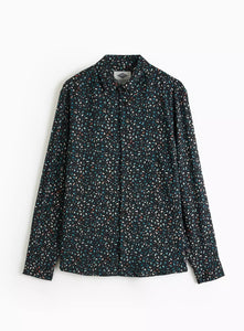 Union Works Black Leopard Printed Mens Shirt