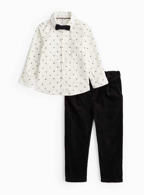 Tu Bow Tie, Shirt & Corduroy Trousers 3-Piece Younger Boys Set