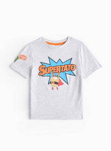 Tu Grey Supertato Younger Boys T-Shirt