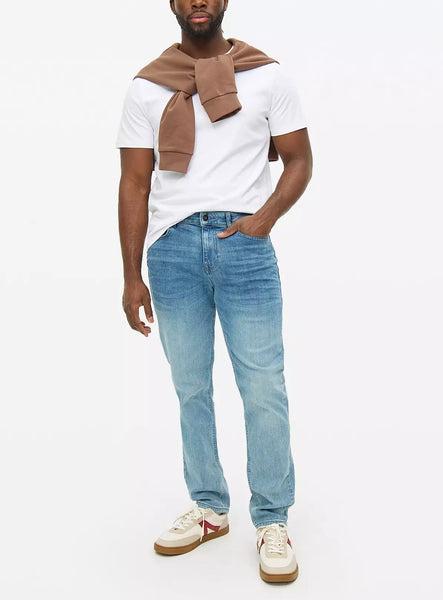 Tu Faded Blue Tinted Denim Slim Fit Mens Jeans