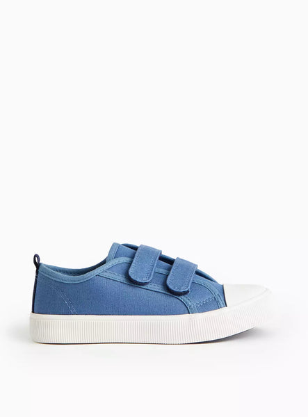 Tu Navy Core Twin Strap Younger Boys Trainers