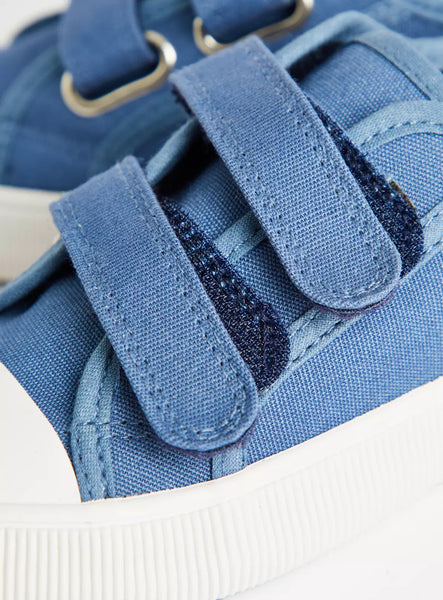 Tu Navy Core Twin Strap Younger Boys Trainers
