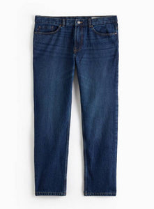 Union Works Dark Rinse Straight Leg Denim Jeans