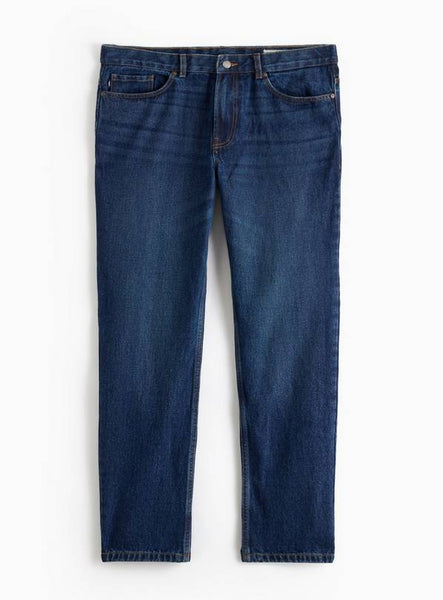 Union Works Dark Rinse Straight Leg Denim Jeans