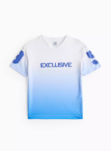 Tu Blue Ombre Exclusive Worldwide Football Older Boys T-Shirt