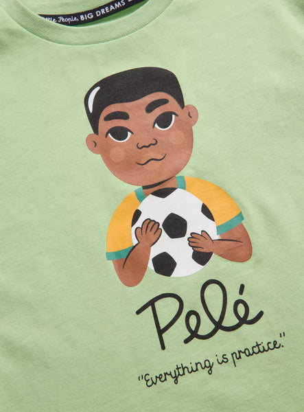 Tu Pelé Green Character Print Younger Boys T-Shirt