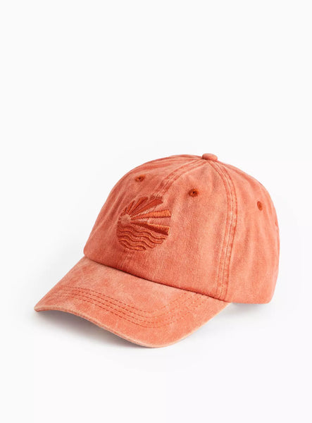 Tu Embroidered Red Mens Face Cap