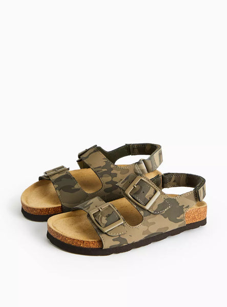 Tu Camo Footbed Younger Boys Sandals