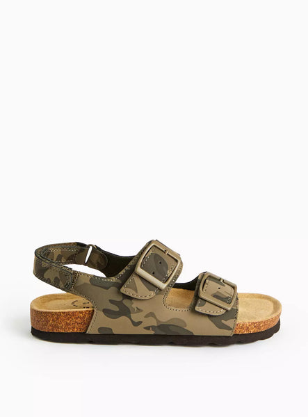 Tu Camo Footbed Younger Boys Sandals