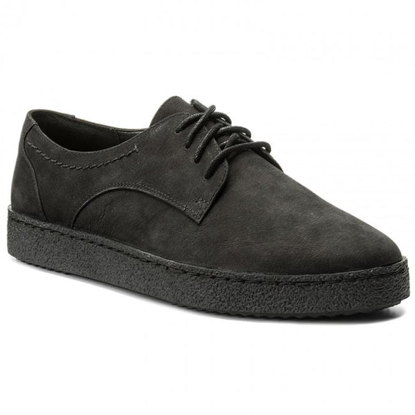 Clarks Lillia Lola Black Nubuck Womens / Girls Shoes - Stockpoint Apparel Outlet