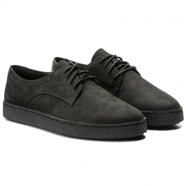 Clarks Lillia Lola Black Nubuck Womens / Girls Shoes - Stockpoint Apparel Outlet