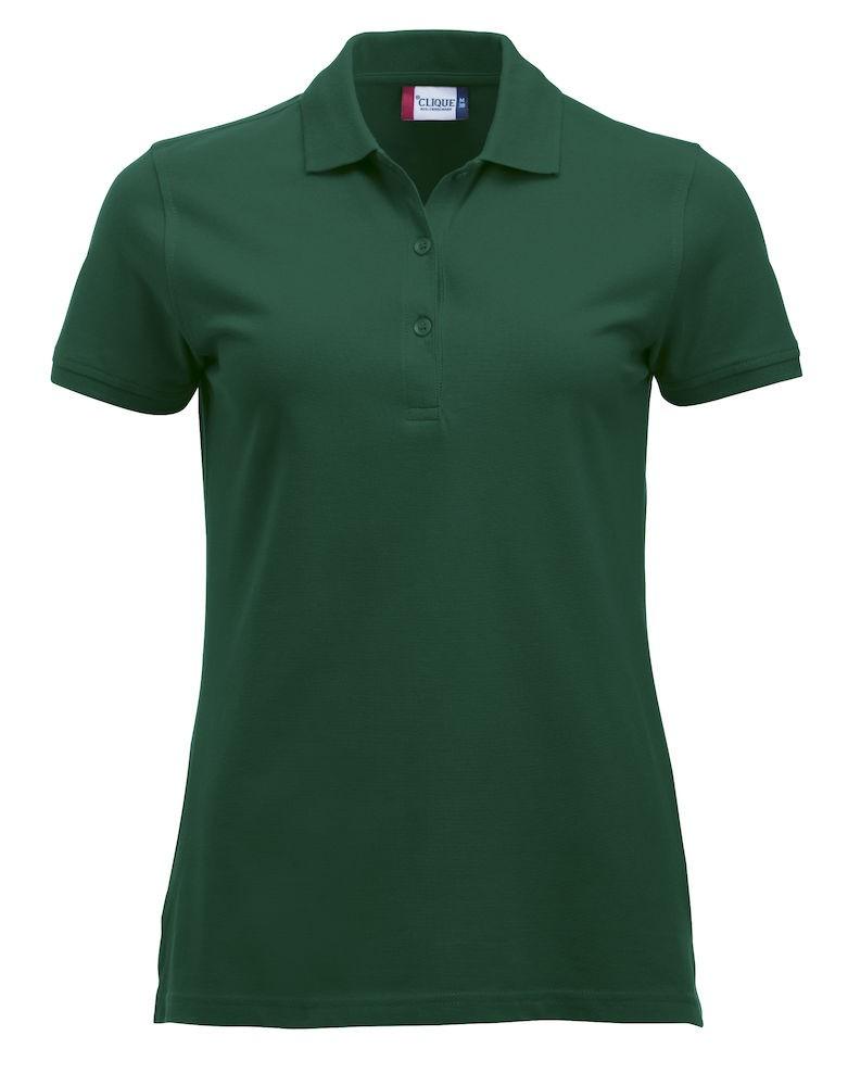 Clique Womens Classic Marion Green Polo Shirt - Stockpoint Apparel Outlet