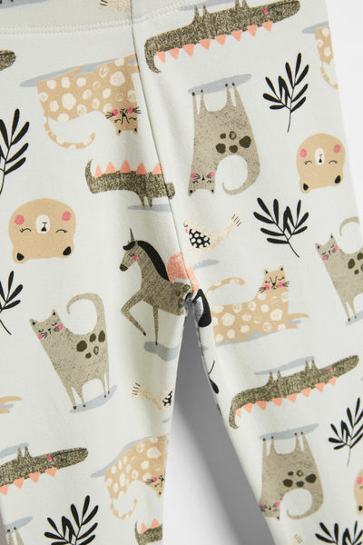 Next Mint Unicorn Baby Girls Leggings - Stockpoint Apparel Outlet