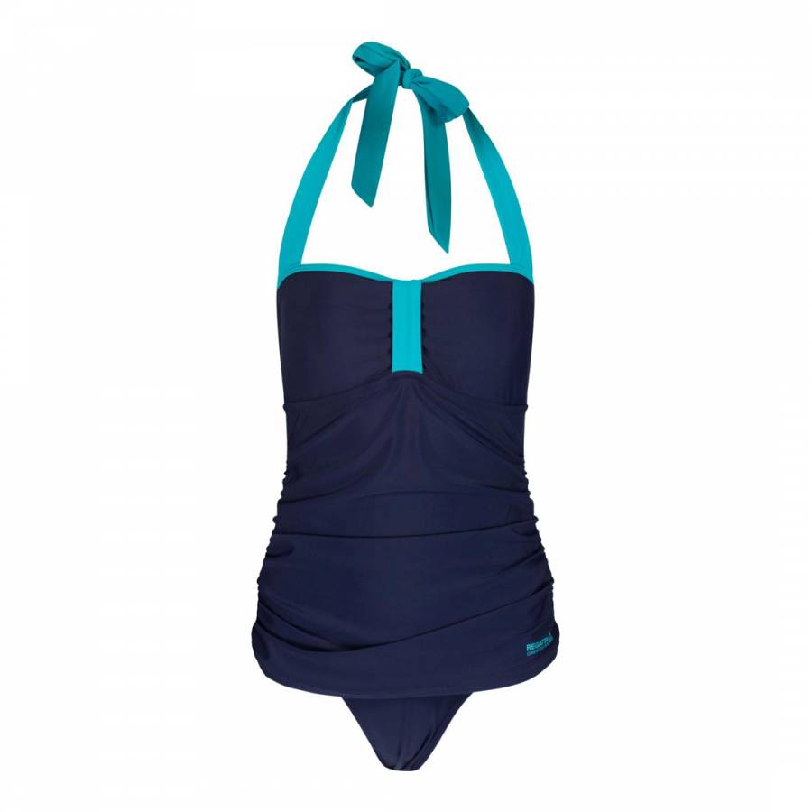 Regatta Women's Navy Verbenna Swimming Costume - Stockpoint Apparel Outlet