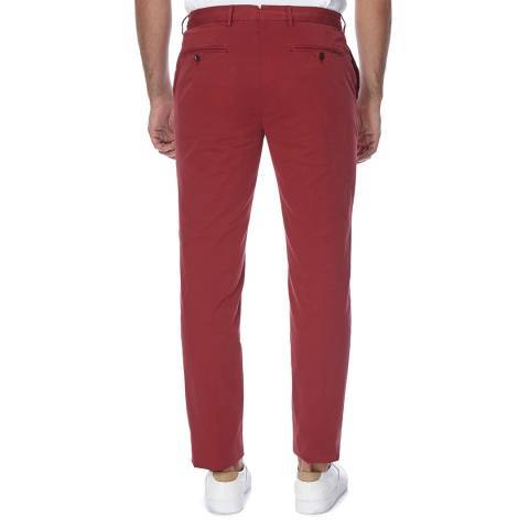 HACKETT London Red Kensington Slim Boys/Mens Chino Trousers - Stockpoint Apparel Outlet