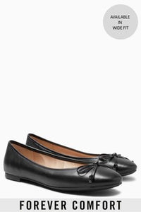 Next Black Girls / Womens Flat Ballerina Shoes - Stockpoint Apparel Outlet