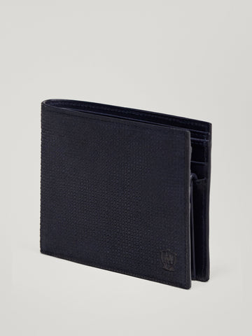 Massimo Dutti Laser-cut Mens Leather Wallet - Stockpoint Apparel Outlet