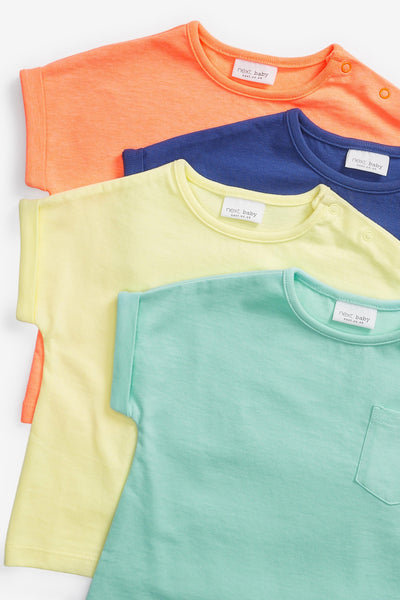 Next Pack of 4 Multi Baby Boys T-Shirts - Stockpoint Apparel Outlet