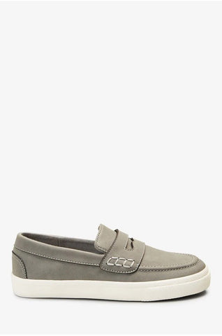 Next Grey Penny Older Boys Loafers - Stockpoint Apparel Outlet
