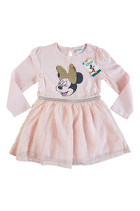 Disney Minnie Mouse Long Sleeve Baby Girls Dress - Stockpoint Apparel Outlet