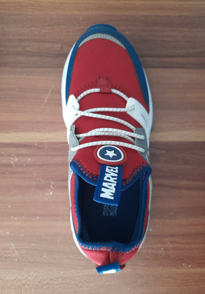 Marvel Avengers Captain America Older Boys Sneakers - Stockpoint Apparel Outlet