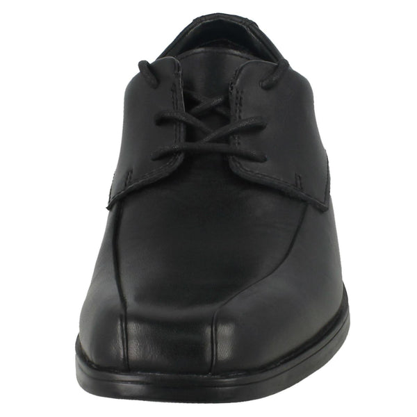 Bootleg by Clarks Leather Lace Up Boys Shoes 'Hoxton Chap - Stockpoint Apparel Outlet