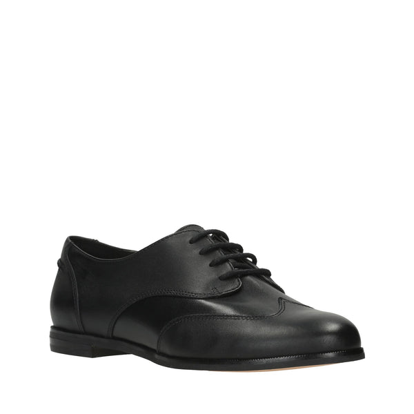 Clarks Andora Trick Leather Womens / Girls Shoes - Stockpoint Apparel Outlet