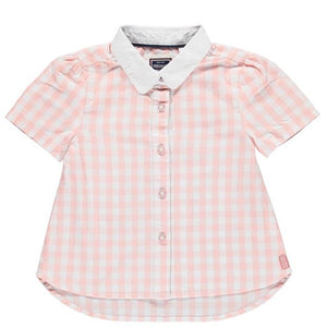 SoulCal Pink Gingham Older Girls Shirt - Stockpoint Apparel Outlet