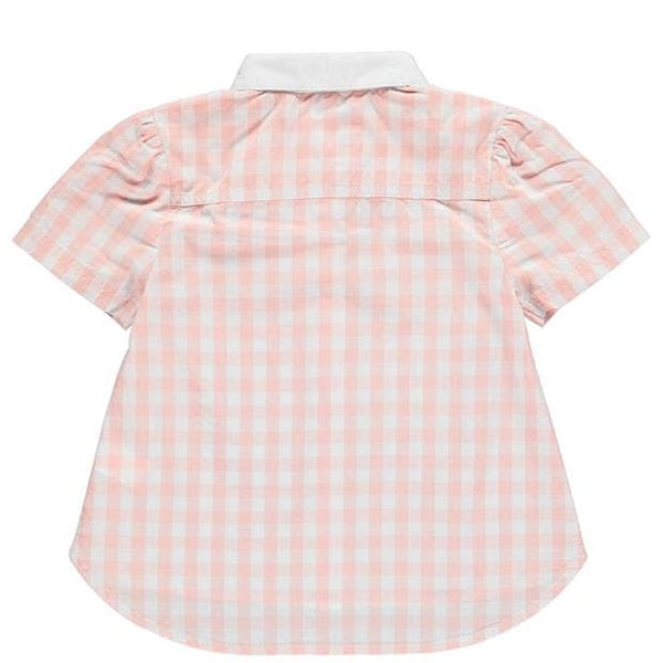 SoulCal Pink Gingham Older Girls Shirt - Stockpoint Apparel Outlet