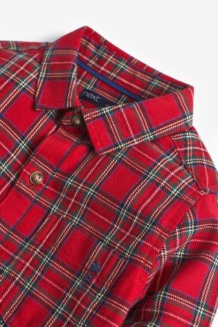 Next Red Check Baby Boys Shirt - Stockpoint Apparel Outlet