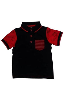 George Black Red Star Baby Boys Poloshirt