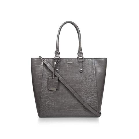 Kurt Geiger Carvela Grey Arlette Womens Tote Bag