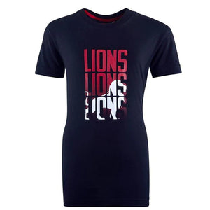 Canterbury British and Irish Lions Black Older Boys T-Shirt - Stockpoint Apparel Outlet