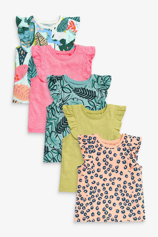 Next Tropical Print Vests Younger Girls Top - Stockpoint Apparel Outlet