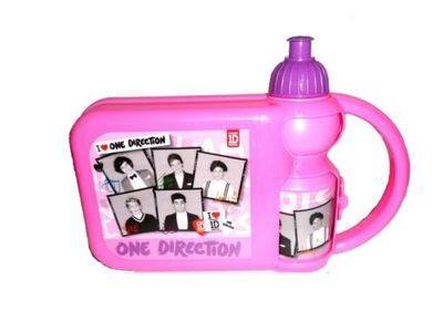 One Direction Pink Lunch Box & Sports Water Bottle Set - Stockpoint Apparel Outlet