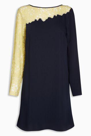 Next Lace Long Sleeve Dress - Stockpoint Apparel Outlet